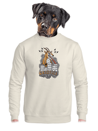 unisex mikina bez kapuce