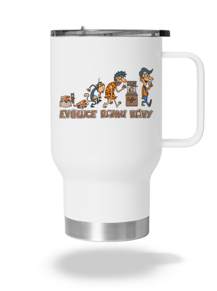Evoluce ranní kávy termohrnek White