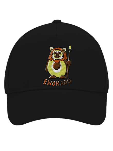 Ewokado kšiltovka baseballka Black
