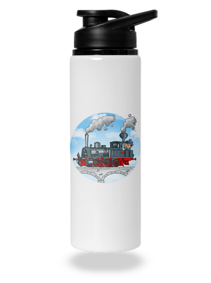 Kouř z komína lahev na vodu White