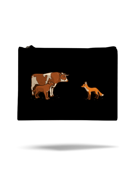 Vůl, pes a vulpes taštička Black