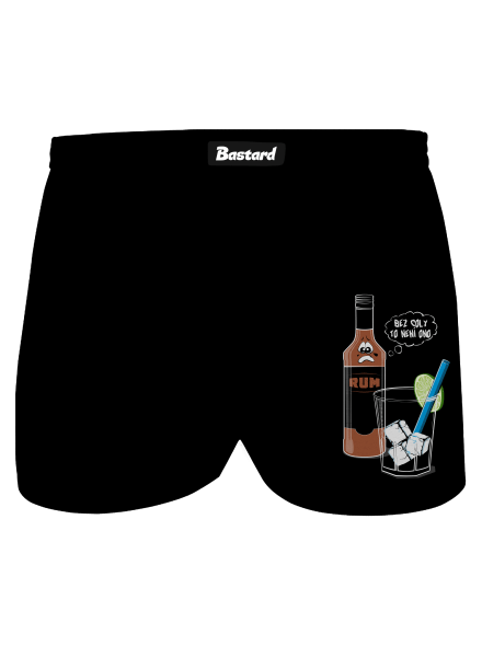 Rum a Cola pánské trenky Black