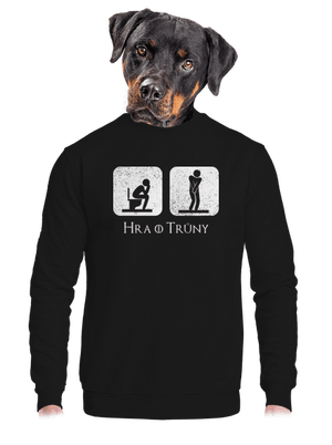 unisex mikina bez kapuce