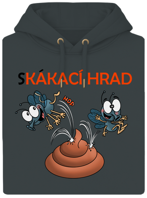 Skákací hrad unisex mikina premium Charcoal