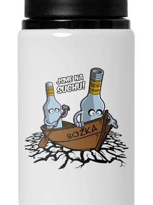 Na suchu lahev na vodu White