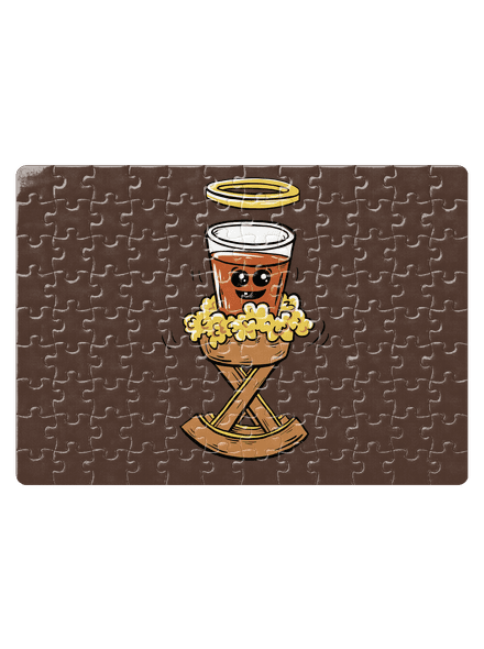 Panáček v jesličkách puzzle White