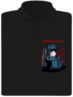Respirátor pánská polokošile Black