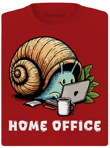 Šnekův home office dámské sportovní tričko Red Mal