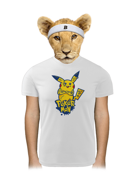Pokérmon dětské sportovní tričko White
