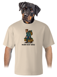 unisex tričko oversized