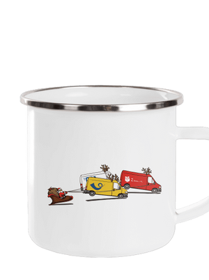 Santa se soby plecháček White