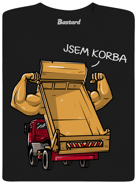 Korba pánské tričko Black