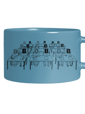 Cimrman: Debil, blbeček hrnek makronka Blue Macaron