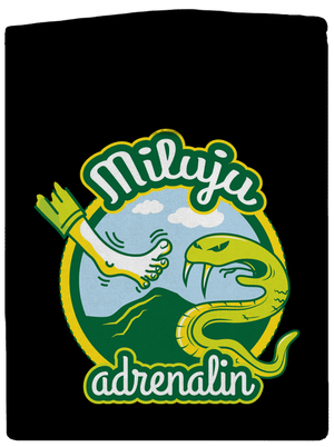 Miluju adrenalin dámská mikina na zip Black