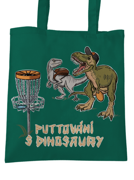 Puttování s dinosaury taška Bottle Green WM