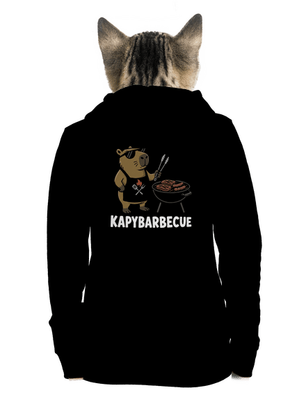 Kapybarbecue dámská mikina na zip Black