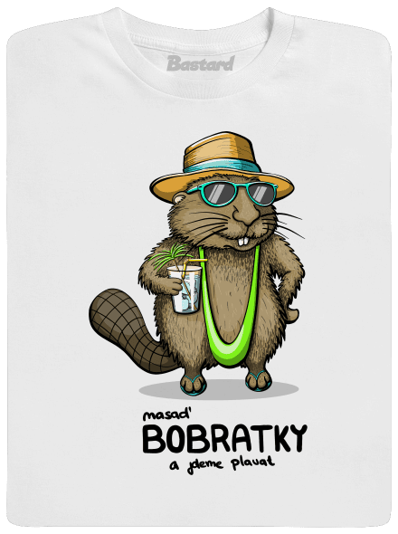 Bobratky pánské dlouhý rukáv White