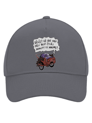 Jiří kára kšiltovka baseballka Graphite grey