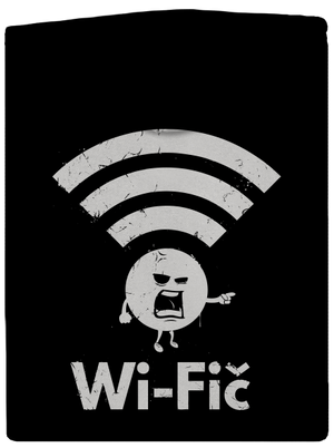 Wifič dámská mikina na zip Black
