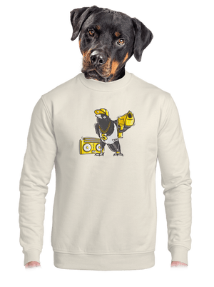 unisex mikina bez kapuce