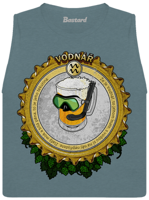 Pivní horoskop: Vodnář dámské tílko volné Heather Deep Teal