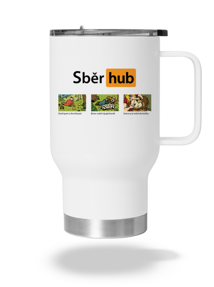 Sběr hub termohrnek White