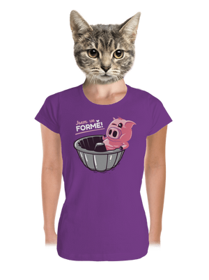 Ve formě dámské tričko premium Purple