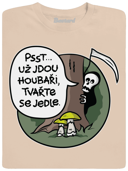Muchomůrky zelené pánské tričko Sand