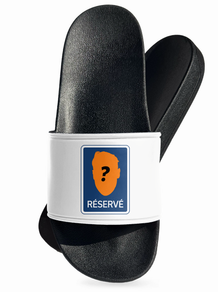 Značka réservé pantofle White
