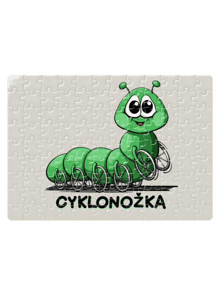 Cyklonožka puzzle White