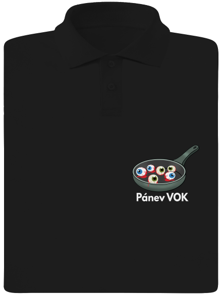 Pánev vok pánská polokošile Black
