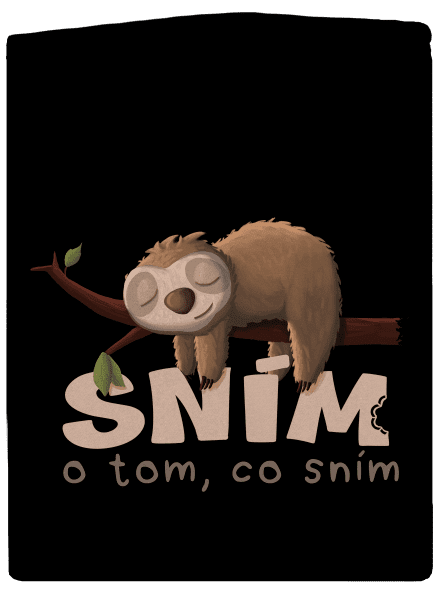 Sním o tom, co sním dámská mikina na zip Black