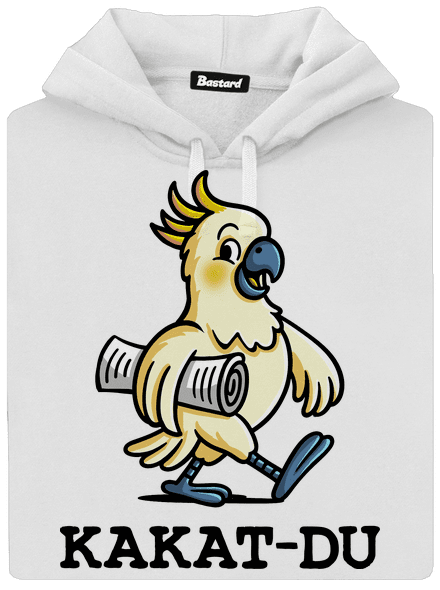 Kakat-du dámská mikina klokanka White