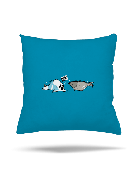 Leklá ryba polštář Blue Turquoise