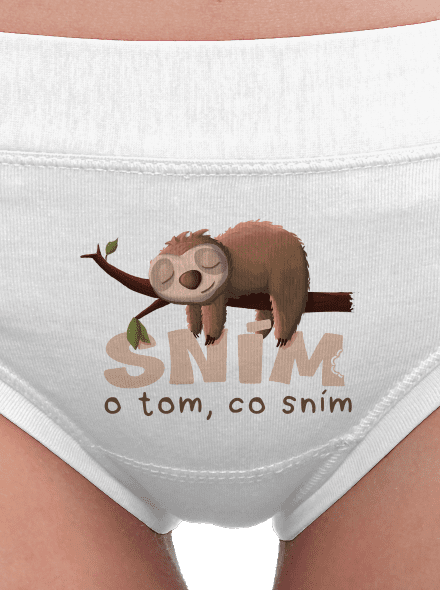 Sním o tom, co sním dámské kalhotky White
