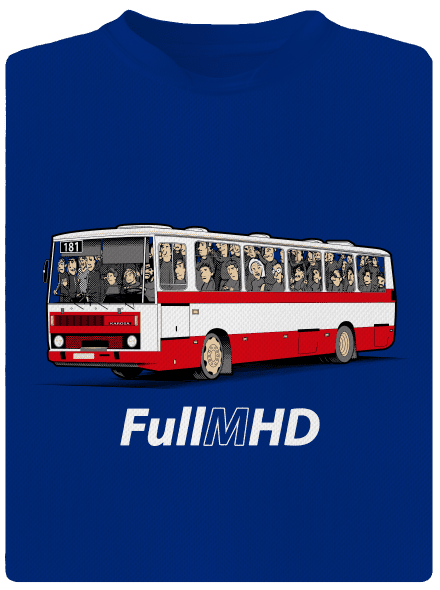 Full MHD pánské sportovní tričko Royal Blue Mal