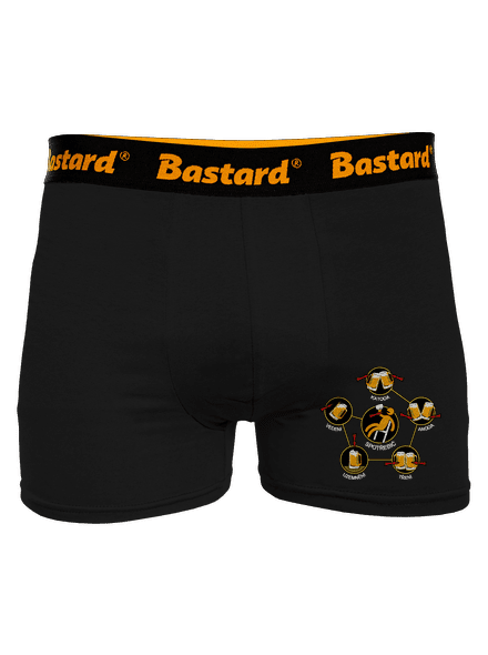 Pivní obvody boxerky Black