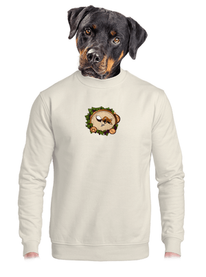 unisex mikina bez kapuce