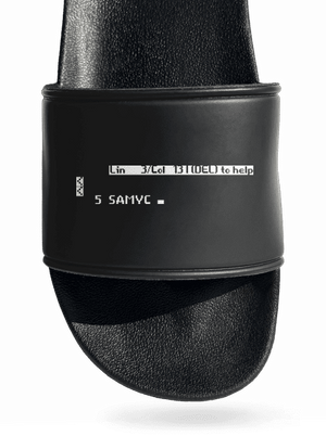 5 Samyc pantofle Black