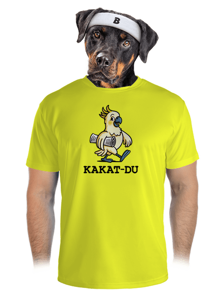 Kakat-du pánské sportovní tričko Neon Yellow