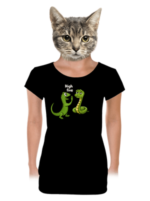 dámské tričko s lemem