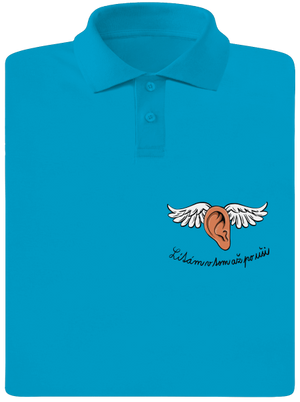 Až po uši pánská polokošile Blue Atol