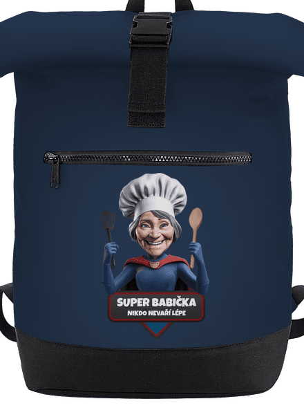 Super babička batoh French Navy