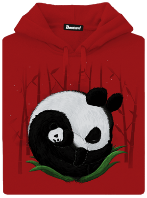 Dvě spící pandy dámská mikina klokanka Red Mal