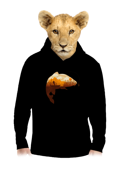 Kapitální úlovek dětská mikina klokanka Black