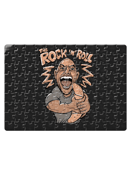 Rock and roll puzzle White