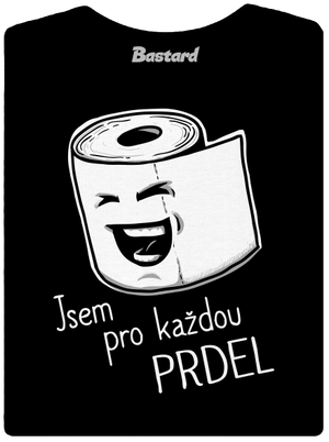 Prdel dámské tričko Black