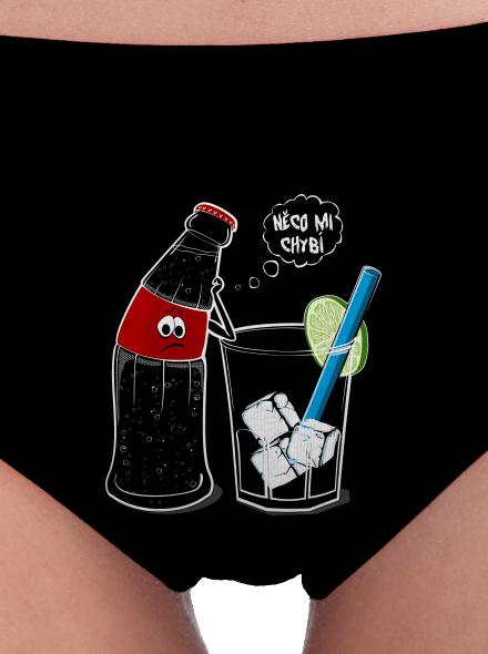 Rum a Cola dámské kalhotky Black
