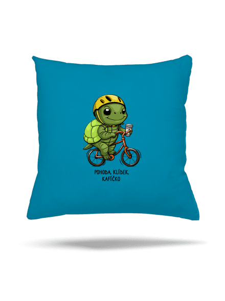 Pohoda, klídek polštář Blue Turquoise
