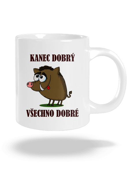 Kanec dobrý velký hrnek White